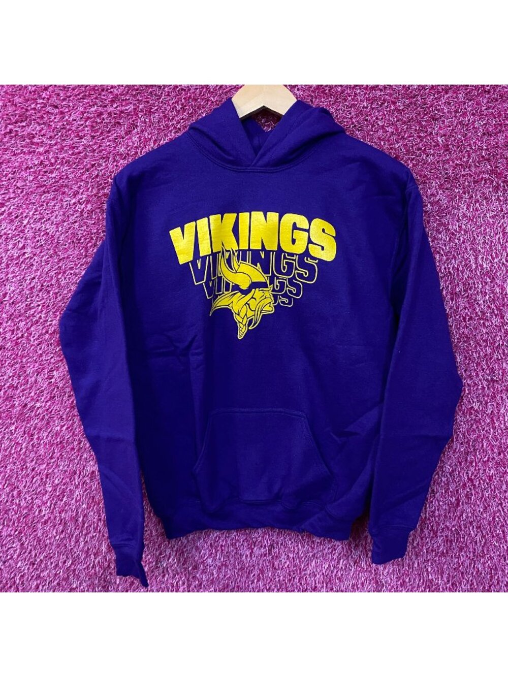 Minnesota Vikings Logo Graphic Pullover Hoodie XL